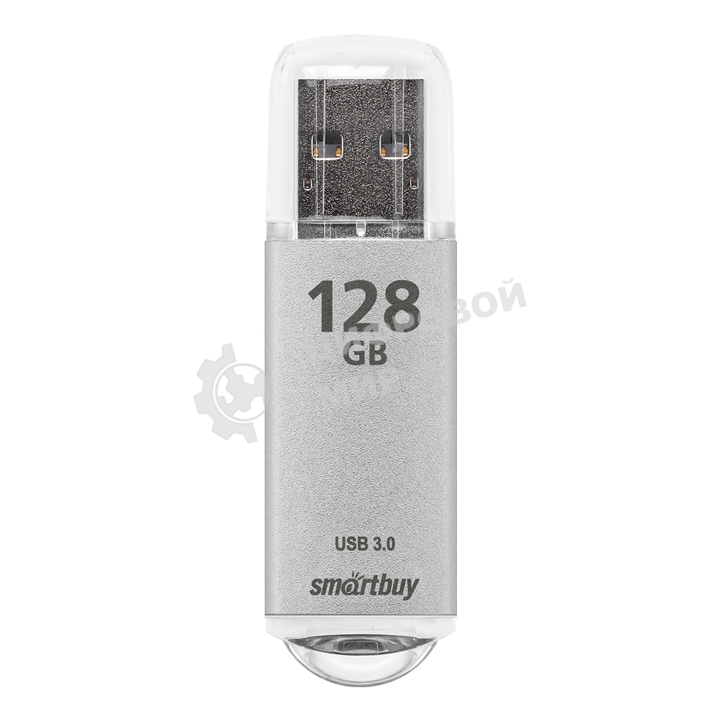 Флешка USB Smartbuy V-Cut Silver (SB128 GbVC-S3), 128Gb, USB 3.0, R/W 75/30, серебристый