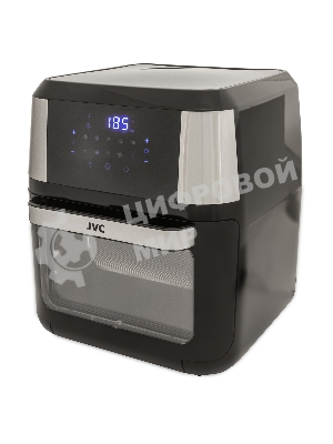 Аэрогриль JVC JK-MB060 черный, 2000 Вт, 12 л, сенсор, 9 программ