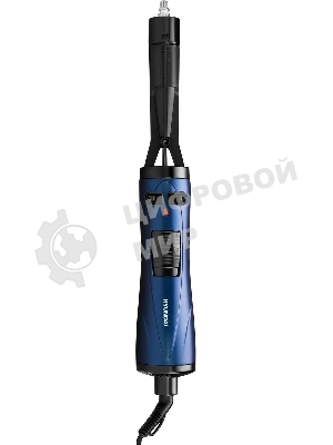 Фен-щётка Hyundai H-HB0110 синий, 1000 Вт, ионизация, 40/50 мм