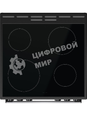 Плита электрическая Gorenje GEC6A11SG серый, конфорок 4 электрических, духовка 65 л, 60 см x 85 см x 60 см