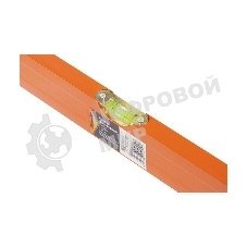 Уровень алюминиевый Sparta 800 мм, 3 глазка, желтый, линейка