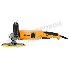 Шлифмашина полировальная сетевая DEKO DKP1400-180, 180мм, 1400 Вт