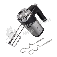 Миксер ручной Endever Sigma-08 черный/стальной, 500 Вт, 2 насадки, 5 скоростей