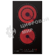 Электрическая варочная поверхность Hotpoint HR 3O4 BAS, независимая, черный