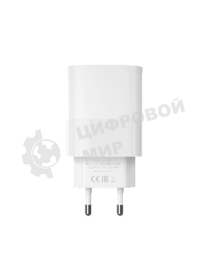 Сетевое зарядное устройство MORE CHOICE (4620202553508) NC67a СЗУ 1Type-C 3.0A PD 20W, белый
