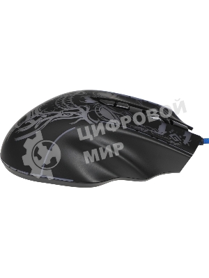 Мышь проводная Defender Bulletstorm GM-928 черный, 7200 dpi, USB, кнопки - 7