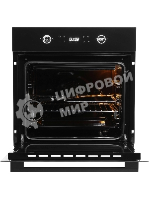 Духовой шкаф электрический Hyundai HEO 6752 BG черное стекло