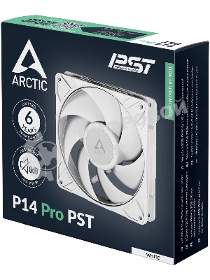 Вентилятор корпусной ARCTIC P14 Pro PST (белый) - retail (ACFAN00317A)