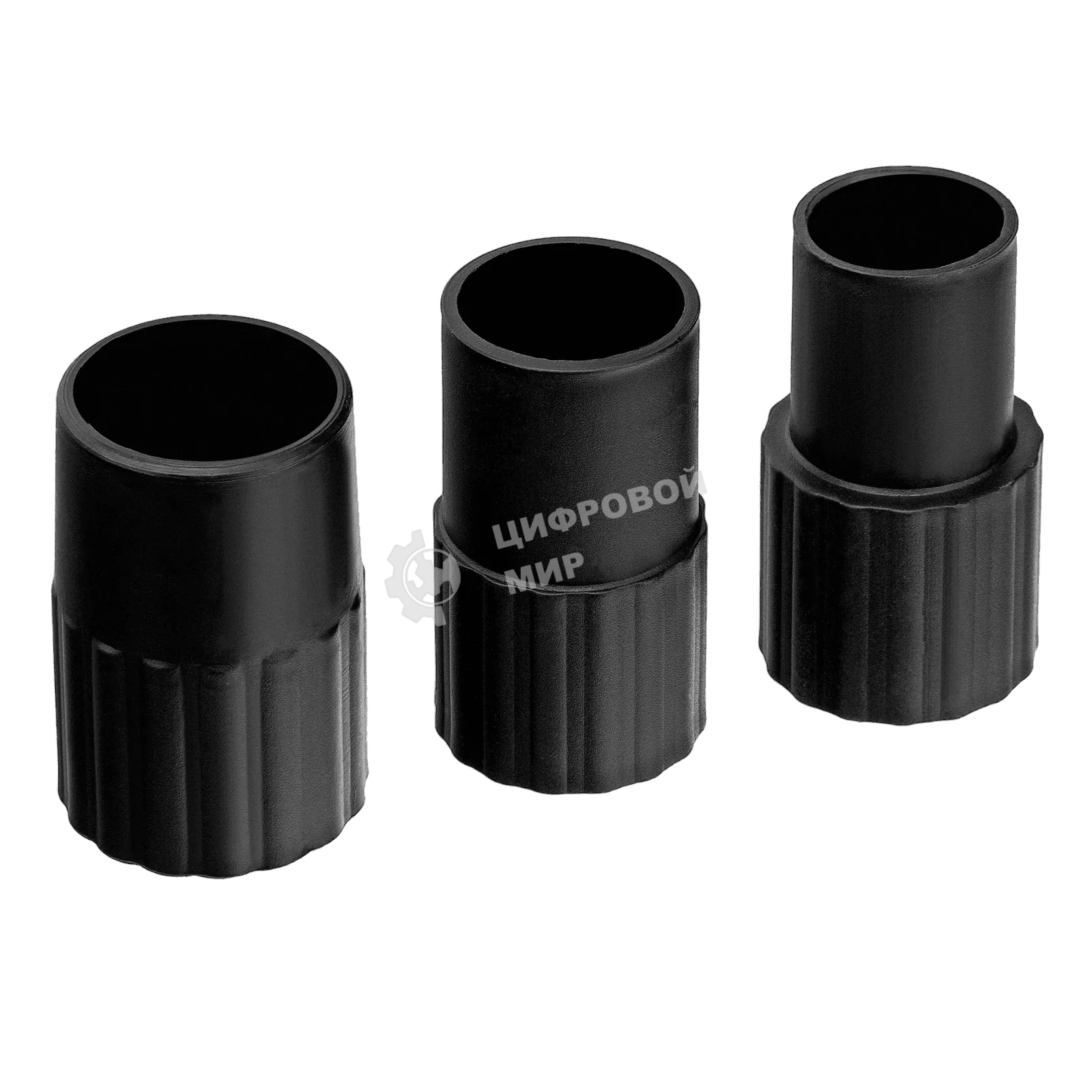 Комплект адаптеров Denzel для подключения пылесоса к электроинструменту 32-35-38 мм