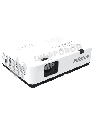 Проектор INFOCUS IN1014 3LCD, 3400 lm, XGA (1024x768), 2000:1, 1.481.78:1, 3.5мм in, Composite video, VGA IN, HDMI IN, USB b, лампа 20000ч.(ECO mode), RS232, 1x10W, 31дБ, 3,1 кг