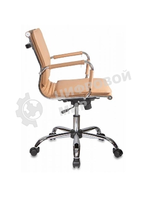 Кресло Бюрократ CH-993-Low/Camel светло-коричневый, экокожа