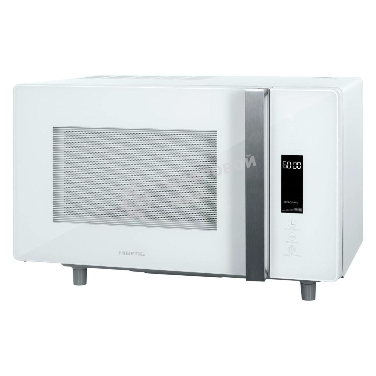 Микроволновая печь HIBERG i-VM 4588 W белый, 25 л, 900 Вт, переключатели - сенсор