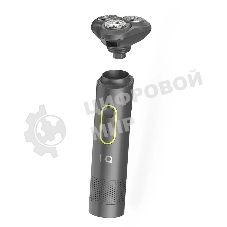 Электробритва BQ SV1002 Green-Gray. Мощность 5 Вт/Время зарядки 90 минут/Время беспроводной работы 60 минут/Влагозащита IPX6/Мытье под водой/Портативная база для зарядки