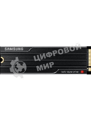 Накопитель SSD 1Tb Samsung 9100 PRO, M.2, PCI-E 5.0 x4, TLC 3D NAND R/W - 14800/13400 Mb/s с радиатором