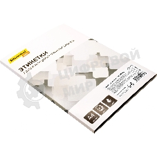 Этикетки Silwerhof A4 70x37 мм 24 шт на листе/50л./белый матовое самоклей. универсальная