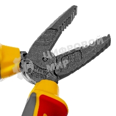 Плоскогубцы комбинированные Denzel диэлектрические трехкомпонентные рукоятки до 1000 В, 165 мм