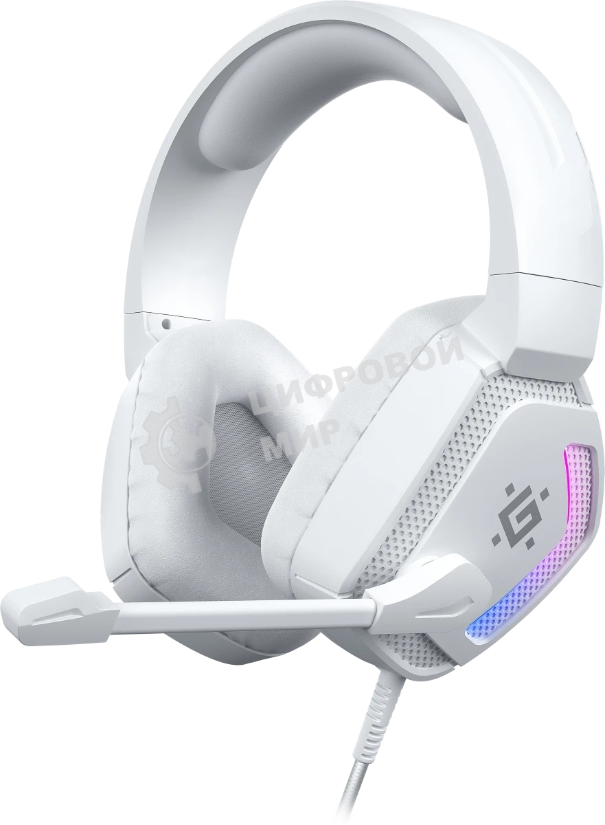 Гарнитура Defender Espanto белый, проводная, подсветка