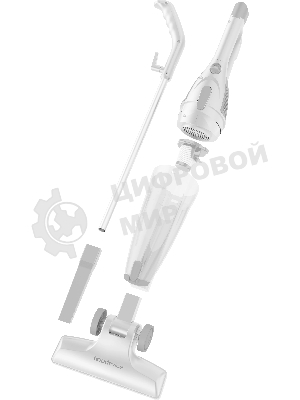 Пылесос вертикальный Topdevice CVC100 белый, питание от сети, 600 Вт, уборка сухая, пылесборник 1,2 л