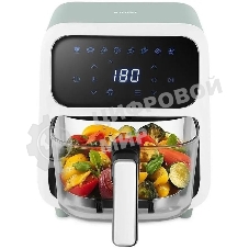 Аэрогриль Kitfort КТ-8147 светло-зеленый, 1800 Вт, 4 л, сенсор, 8 программ