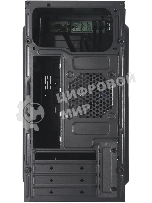 Компьютерный корпус Digma DCC-MN303 черный без БП mATX 1x80мм 2x120мм 1xUSB 2.0 1xUSB 3.0 audio