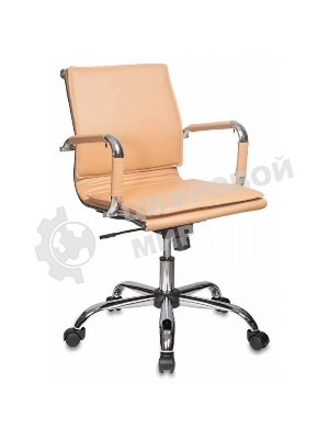 Кресло Бюрократ CH-993-Low/Camel светло-коричневый, экокожа