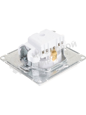 Механизм розетки 1-м СП AtlasDesign с заземл. 16А жемчуг SchE ATN000443