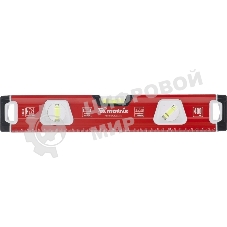 Уровень алюминиевый Matrix, магнит фрезерованный, 3 глазка 400 мм