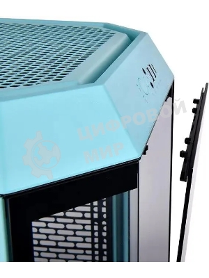 Компьютерный корпус Thermaltake The Tower 300 Turquoise голубой без БП miniITX 7x120мм 5x140мм 2xUSB 3.0 audio bott PSU