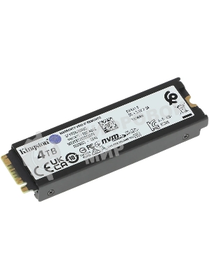 Накопитель SSD Kingston Fury Renegade, 4Tb, PCIe 4.0 x4, M.2 2280, NVMe, R/W 7300/7000, с радиатором