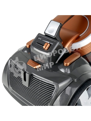 Пылесос Centek CT-2543 серый/бронзовый, 450/2400 Вт, уборка сухая, пылесборник контейнер 3 л