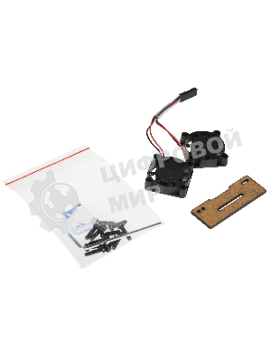 Корпус Qumo Aluminum case with black fan, Raspberry Pi 4, black(RS022)