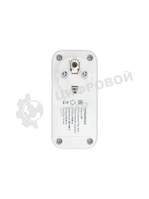 Сетевой фильтр Гарнизон SKT-1-CU2-W 2.0 Мультипорт однорозеточный, 1 р, 16А, 1xType-C, 2 х USB, ур.защиты 2+, белый (21440)