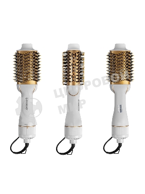 Фен-щетка Endever Aurora-500 белый, 1200 Вт, 110 мм