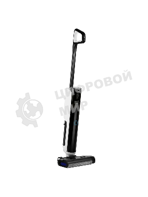 Пылесос вертикальный Centek CT-2580 черный/белый, питание от аккумулятора, 14000 Па, уборка сухая/влажная, пылесборник 0.6/0,4 л