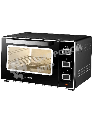 Мини-печь Hyundai MIO-HY093 28 л, 1600 Вт, черный