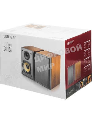 Колонки Edifier R1000T4 Wood черный (24W)
