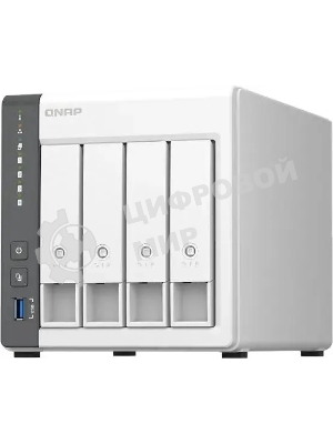 Сетевое хранилище NAS Qnap D4 (REV. C) 4-bay настольный Cortex-A55 RK3568B2