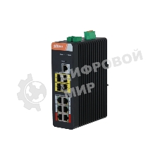 Коммутатор Dahua DH-IS4410-6GT-120 6G 4SFP 6PoE 120W управляемый