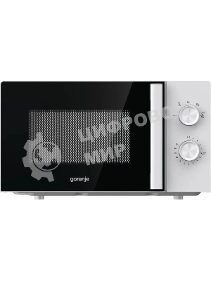 Микроволновая печь Gorenje MO20E1WH белый, 20 л, 800 Вт, переключатели - поворотный механизм
