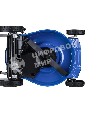 Бензиновая газонокосилка HYUNDAI L4620 двигатель Hyundai ICV145,4-х такт, 3.8 л.с./145 см3, Ширина среза 45,7 см, Высота среза 25-75 мм, 23,5 кг