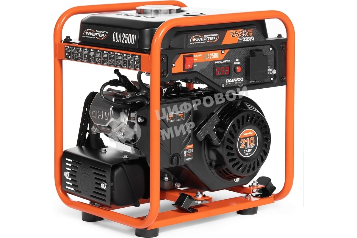 Генератор Daewoo GDA 2500i 2.5 кВт