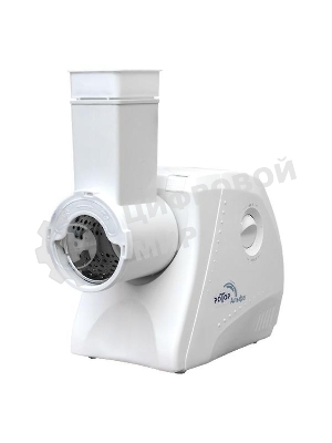 Мясорубка электрическая Ротор Альфа ЭМШ 35/250-4 белый, 1500 Вт, 0.6 кг/мин, защита от перегрузки, насадки - 4