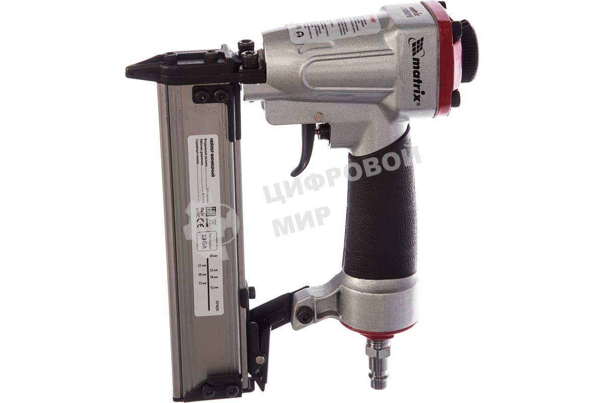 Нейлер Matrix финишный шпилькозабивной пистолет пневмат гвоздь 23GA диам, 0,64мм