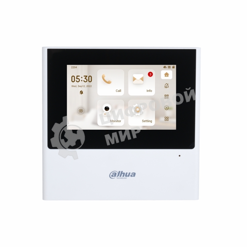 Видеодомофон DAHUA DHI-VTH2611L-WP, Dahua Wi-Fi Indoor Monitor