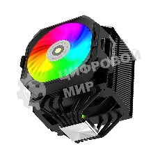 Кулер для процессора Alseye i600-B черный, 120 мм, алюминий/медь, 2300 об/мин, 37.8 дБ, 4 pin, 265 Вт, 160 мм