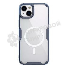 Чехол Nature TPU Pro Magnetic Case, синий, (AP IP15)