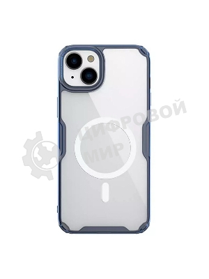 Чехол Nature TPU Pro Magnetic Case, синий, (AP IP15)