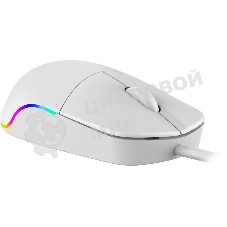 Мышь проводная Defender Azora MB-241 белый, 1200 dpi, USB, кнопки - 3