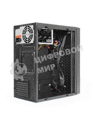 Компьютерный корпус Minitower ExeGate BAA-113-AAA450 (mATX, БП AAA450 с вент. 8см, 2*USB, аудио, черный)