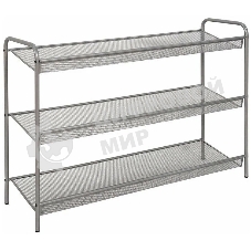 Подставка для обуви Женева 33 ПДО Ж33 ГР графит, 3 полки